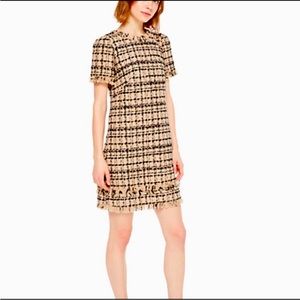 Kate Spade New York Bicolour Brown Tweed Dress Size 0